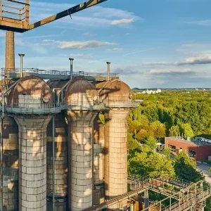 besuch im landschaftspark auf Klassenfahrt nach Duisburg