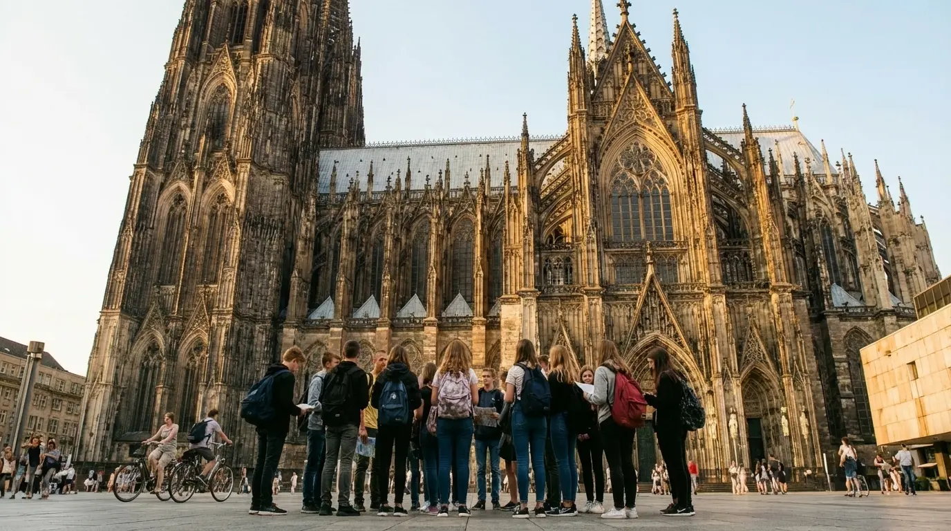 geschichte und zukunft paket für klassenfahrt nach köln